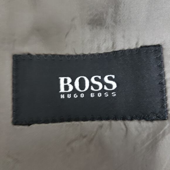 Hugo Boss Angelico Lucca Suit Jacket Sport Coat 42 R Virgin Italian 120s Wool - Picture 8 of 14